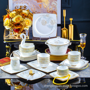 High quality porcelain dinnerware --Square